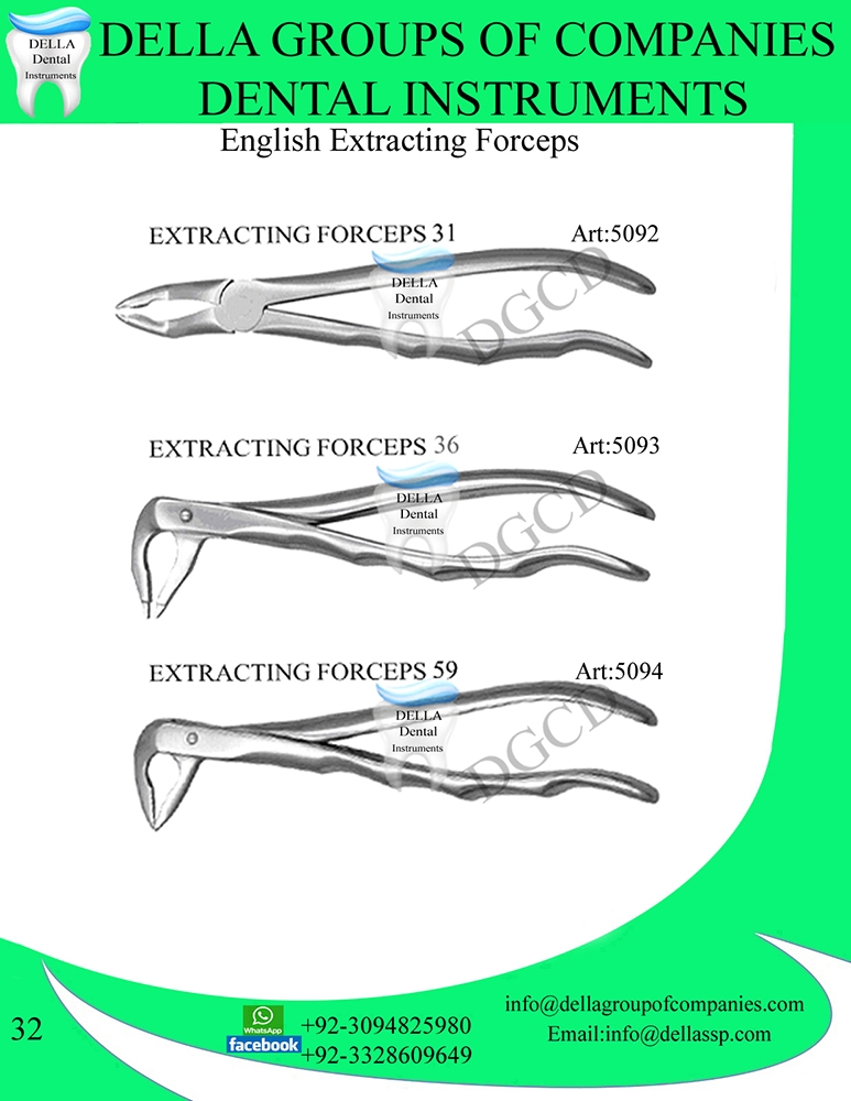 English Extracting Forceps